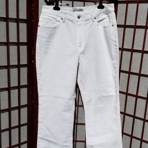 Chico's Platinum Jeans White Size 2 Regular